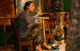 Batik woven textile Batik woven textile