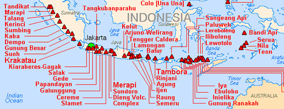 Indonesia Active Volcanoes Indonesia Active Volcanoes